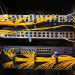 Commercial yellow wiring and cabling Photo: Enhance License